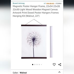 Magnetic Poster Hanger wood Frame by Art Magazine